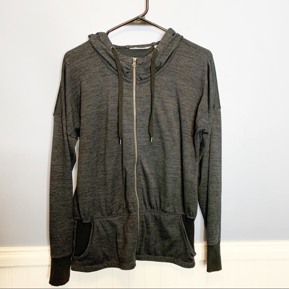 Athleta Batwing & Robin Zip Up Hoodie